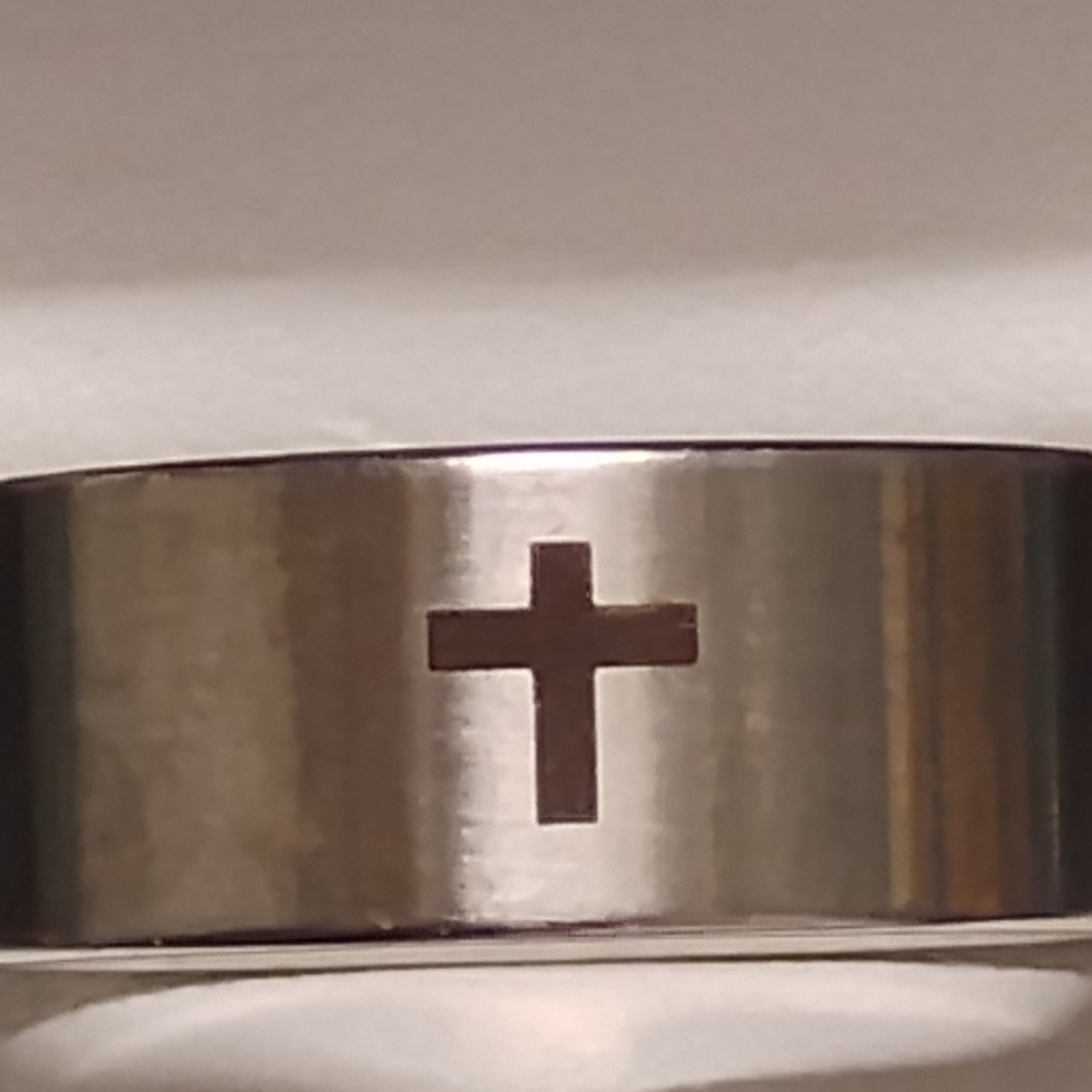 Silver Cross Ring